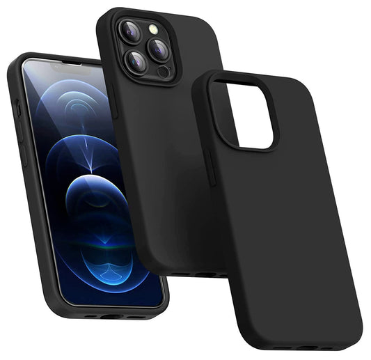 Iphone black gel cases